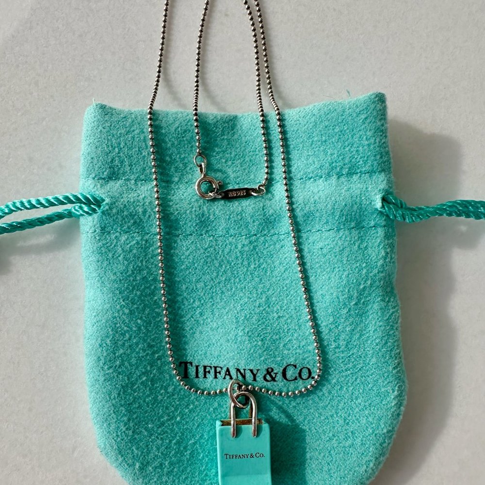 Tiffany & Co.® Necklace WITH Shopping Bag Charm